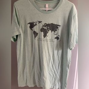 Mint colored bella canvas tee